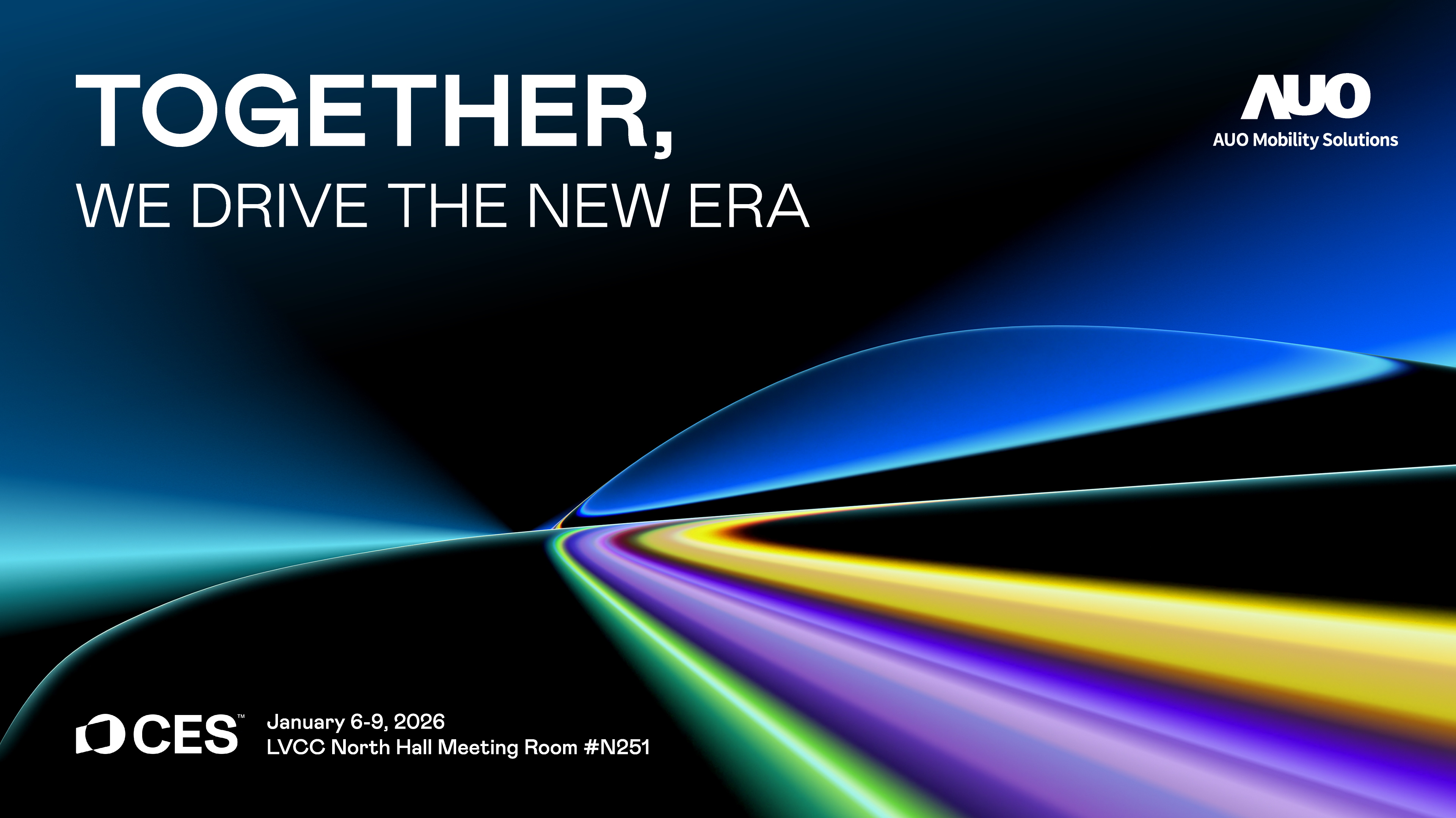 AUO announced that it will debut at CES 2026 through its newly established subsidiary, 非凡娱乐 Mobility Solutions, showcasing its innovative integration capabilities in smart cockpit solutions.